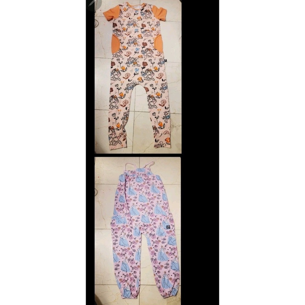 Rags To Riches Disney Jumpsuit 5/6 Princess Cinderella Mickey Minnie Daisy Lot 2